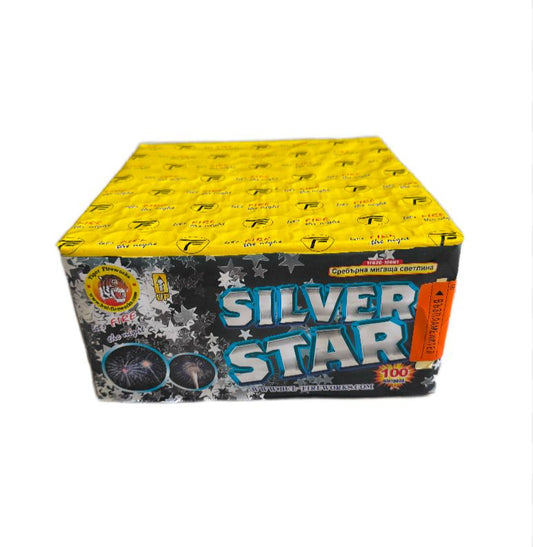 Baterie de Artificii 100 focuri 20 mm Tropic Silver Star TFC20-1001
